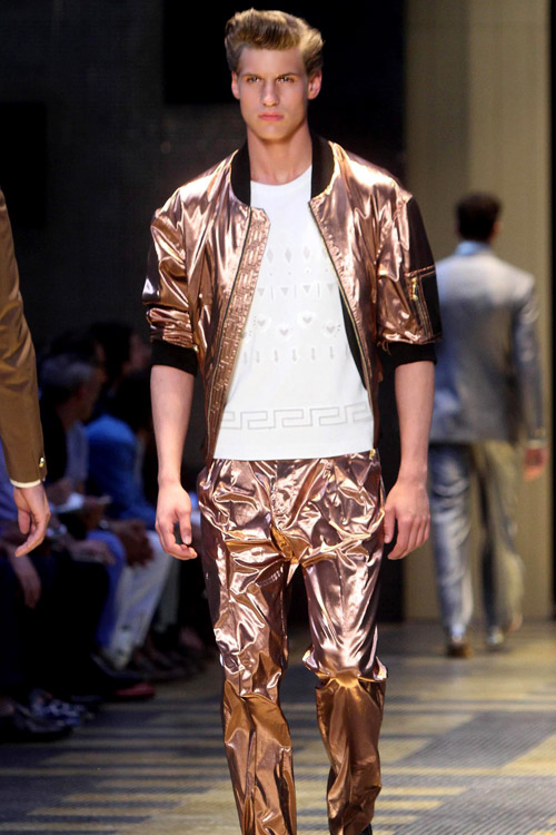 Versace SS20 men's runway fashion style male model