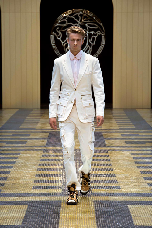 Men`s fashion: Versace Spring-Summer 2013 collection