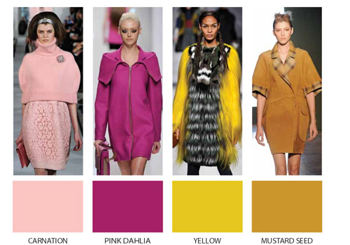 Fashion trends through the colors